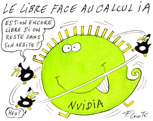 Dessin: IA sur Kubernetes : les analystes épinglent la CNCF face à l’hégémonie de Nvidia